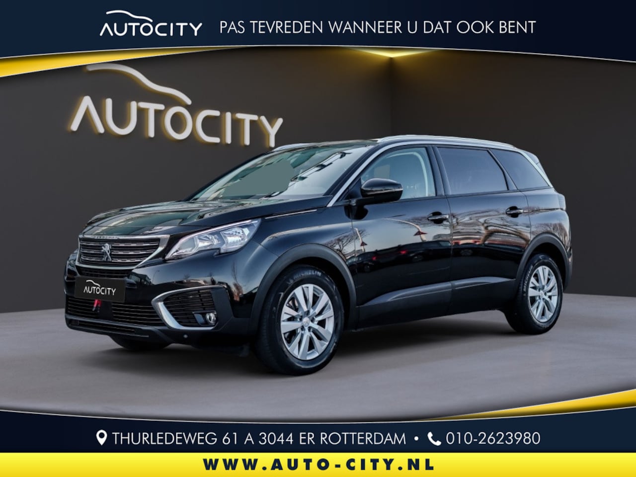 Peugeot 5008 - 5008 1.2 PureTech 130 Active Business 7 persoons l Navi l Cruise - AutoWereld.nl