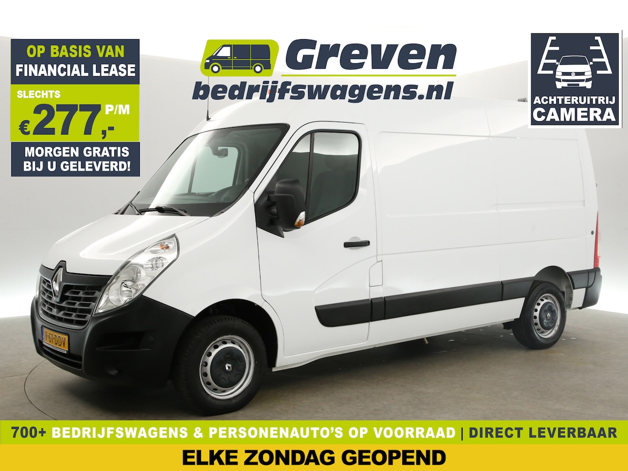 Renault Master - T33 2.3 dCi L2H2 146PK Airco Camera Cruise Parkeersensoren Elektrpakket Trekhaak - AutoWereld.nl