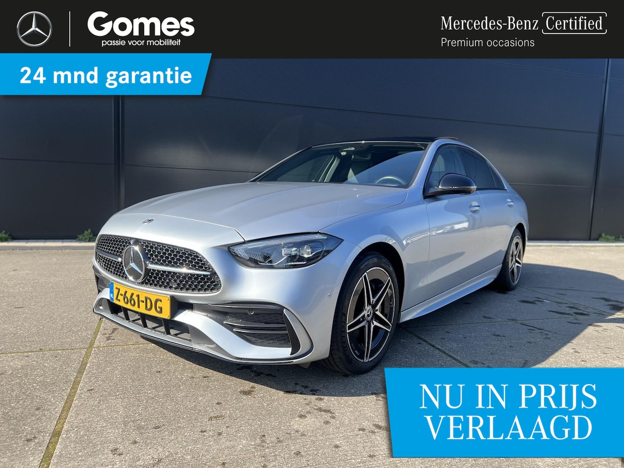 Mercedes-Benz C-klasse - 300 e AMG Line | Panoramadak | Trekhaak | Premium Plus | Night Pakket | Winter Pakket | El - AutoWereld.nl