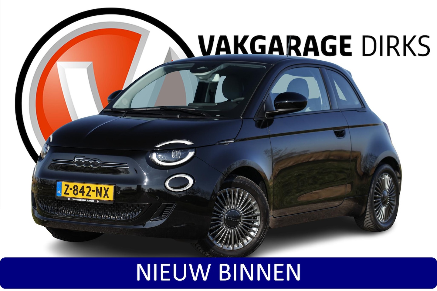 Fiat 500 - Icon 42 kWh ✅ 3 Fase ✅ LED ✅ Keyless - AutoWereld.nl