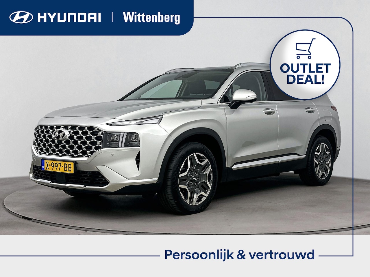 Hyundai Santa Fe - 1.6 T-GDI PHEV PREMIUM SKY 7P. |*| OUTLET DEAL! | SCHUIFDAK | LEDER | NAVI | CLIMA | ADAPT - AutoWereld.nl