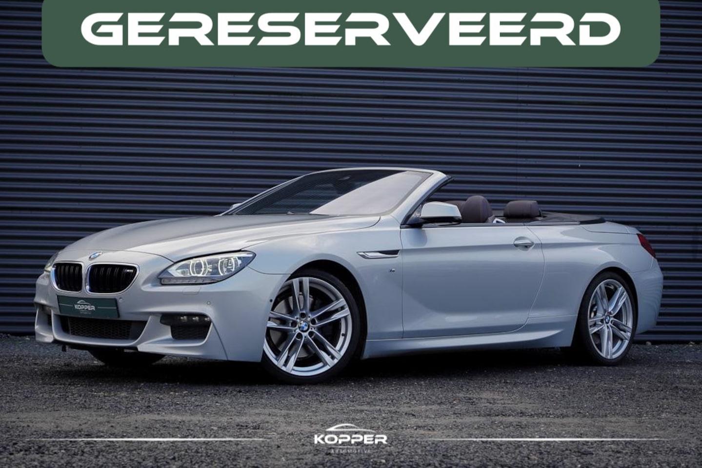 BMW 6-serie Cabrio - 640i High Executive M-Sport / NL Auto / B&O / Individual / 4Wiel Sturing - AutoWereld.nl