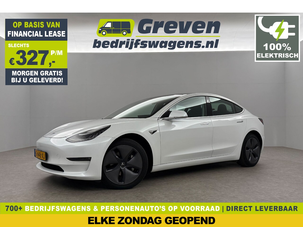 Tesla Model 3 - Long Range RWD Long Range AWD 75 kWh 351PK 360Camera Autopilot LED Pano View  19"LMV Cruise Clima Navi Me - AutoWereld.nl