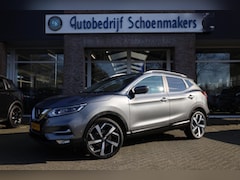 Nissan Qashqai - 1.3 DIG-T Tekna 360-CAMERA PANO CARPLAY DAB RUIT+STOELVERW. 19"LMV HALFLEER NAVI CRUISE 2x