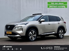 Nissan X-Trail - 1.5 e-4orce Tekna 4WD 7p. / Trekhaak 1.650kg / 7 pers. / Panaroma schuifdak / Leder / Adap