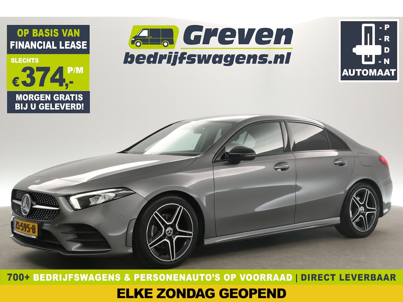 Mercedes-Benz A-klasse - 200 AMG 164PK Camera Virtual LED Clima Cruise Navi PDC 18''LMV - AutoWereld.nl