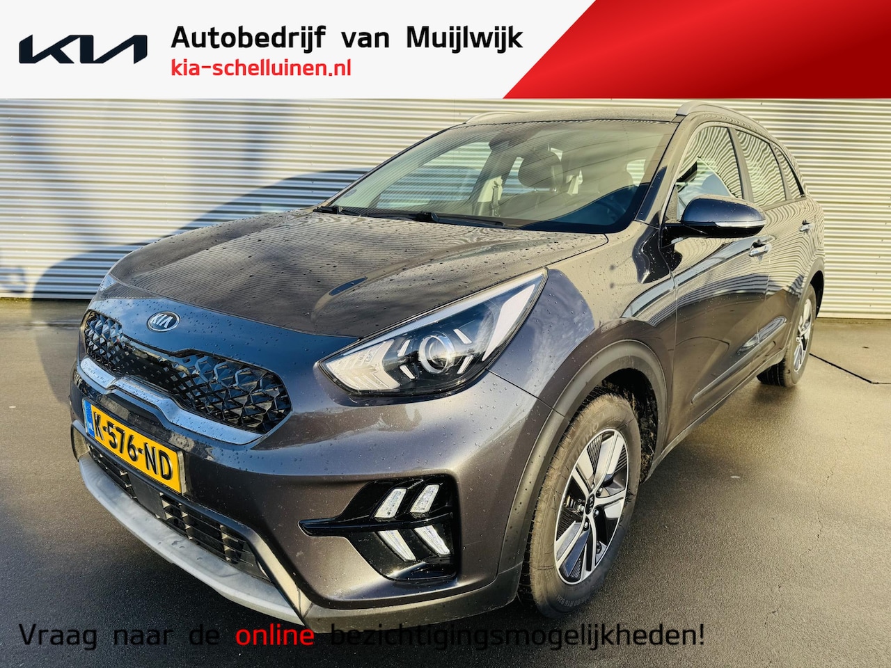 Kia Niro - 1.6 GDi Hybrid DynamicLine Trekhaak | Navi | Clima | Cruise | Camera - AutoWereld.nl