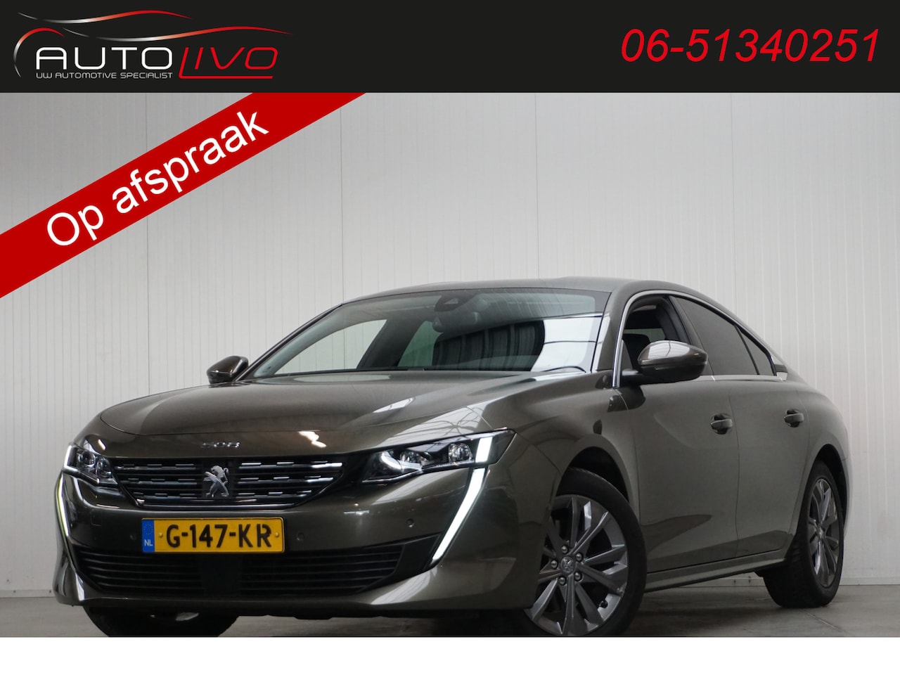 Peugeot 508 - 1.6 PureTech Blue Lease Allure 180 PK! AUTOMAAT G.NAVI LED CLIMA etc. - AutoWereld.nl