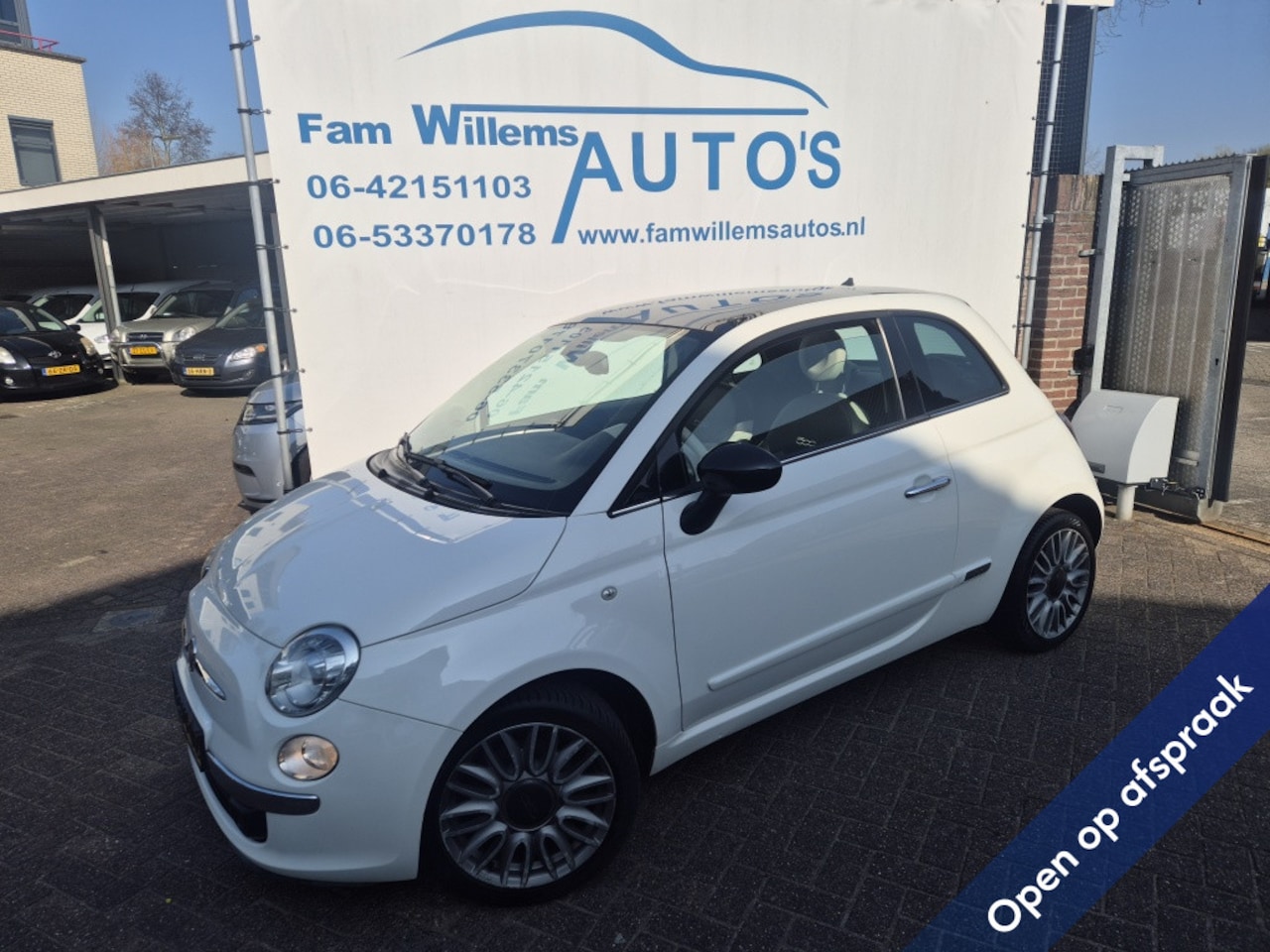 Fiat 500 - 0.9 TwinAir Automaat Leder Panoramadak - AutoWereld.nl