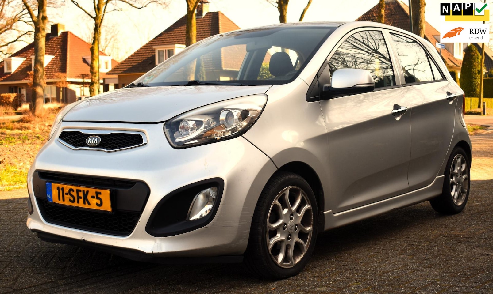 Kia Picanto - 1.0 CVVT Comfort Pack 5 DEURS MET AIRCO-CLIMA, ELEC. RAMEN EN NOG VEEL MEER! - AutoWereld.nl