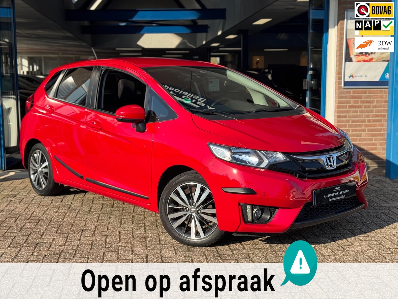 Honda Jazz - 1.3 i-VTEC Elegance 2016 AUT CLIMA CAMERA LM NAP! - AutoWereld.nl