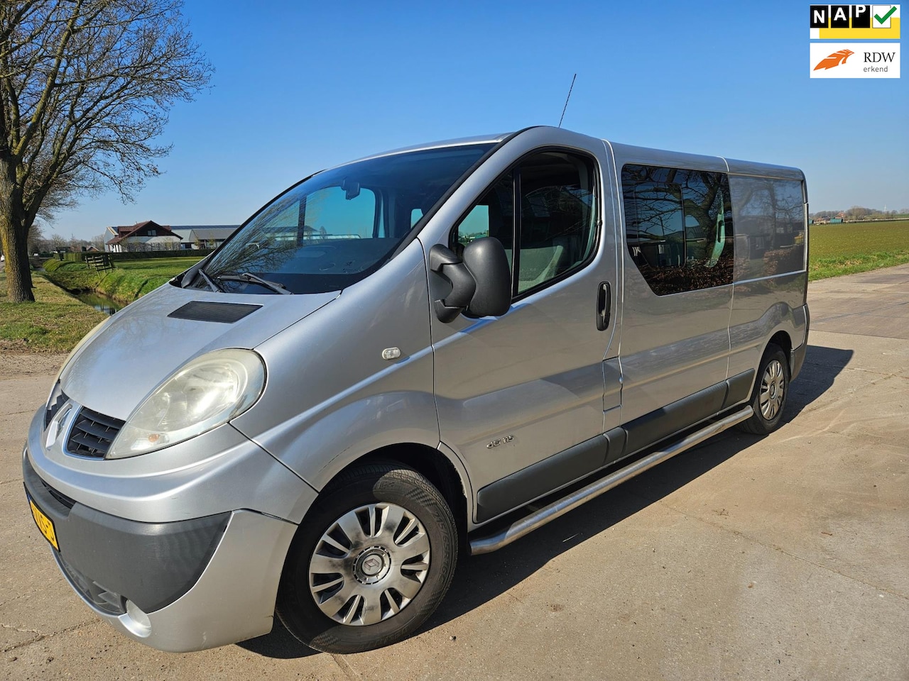 Renault Trafic - 2.5 dCi T29 L2H1 DC/ dubbelcabine/ airco/ long model/ bj 2008 - AutoWereld.nl