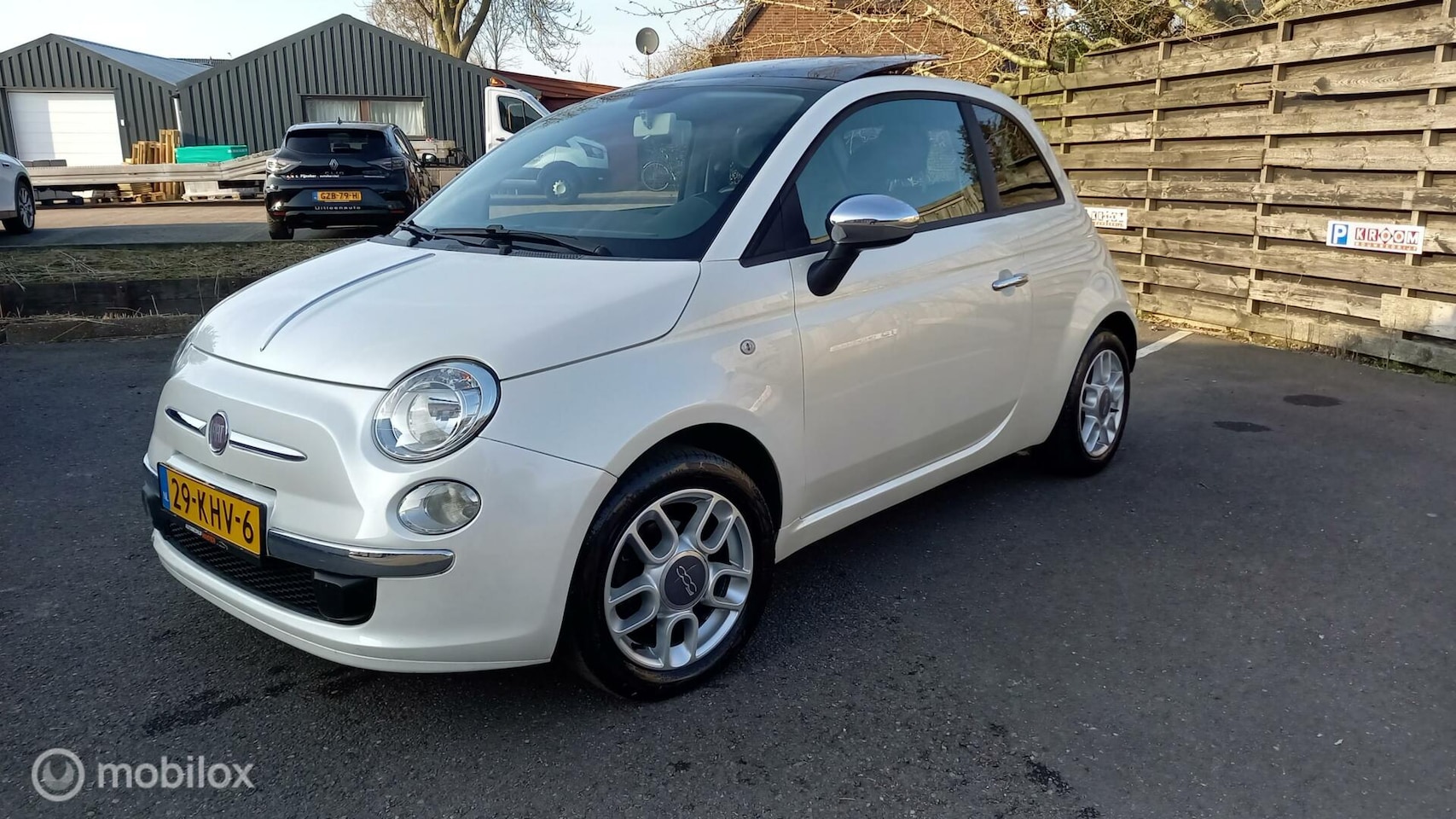 Fiat 500 - 1.2 Sport l Leer l Airco l LMV l schuifdak l Parelm - AutoWereld.nl