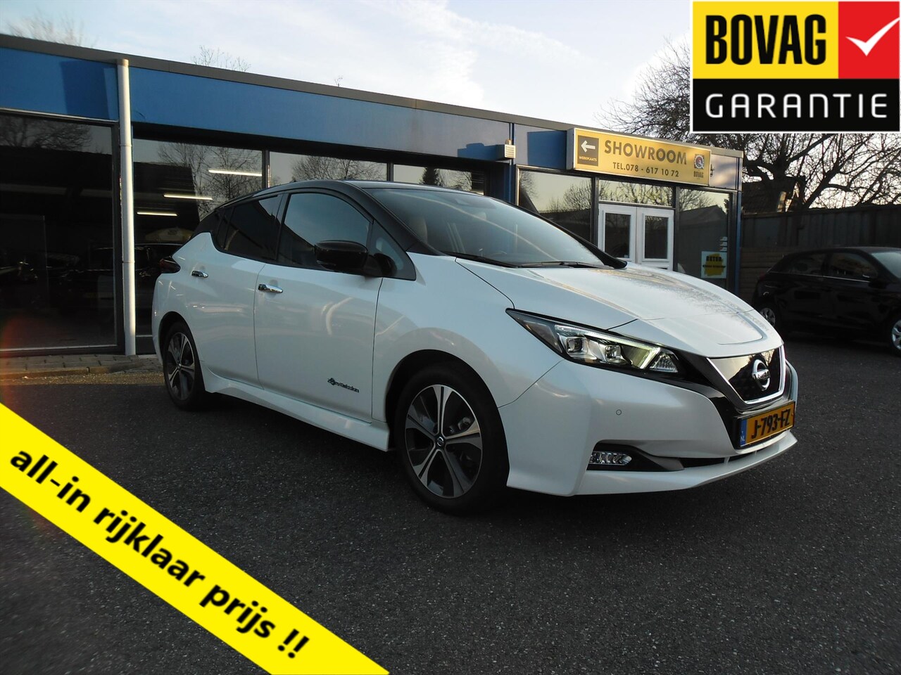 Nissan LEAF - TEKNA 40KWH NAV ECC LEDER 17"LMV 360 CAMERA PDC BOSE XENON 52463 KM RIJKLAARPRIJS - AutoWereld.nl