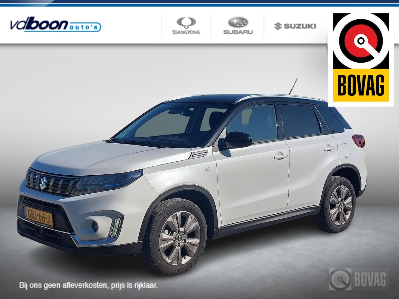 Suzuki Vitara - 1.4 Boosterjet Select Smart Hybrid ZWART DAK | 1.500 KG. TREKGEWICHT - AutoWereld.nl