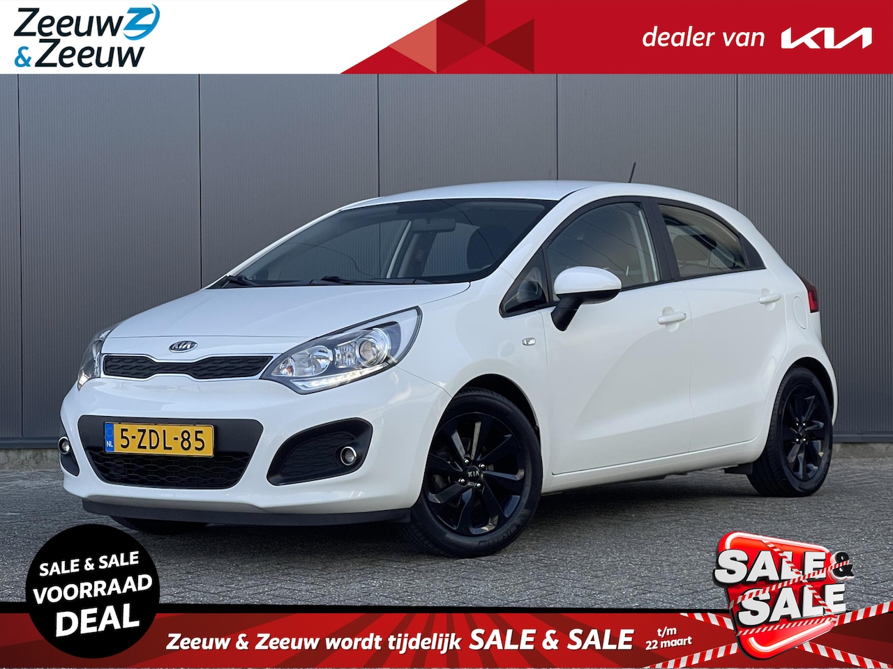 Kia Rio - 1.2 CVVT BusinessLine | Bluetooth | Lichtsensor | Airco | Dealer onderhouden | Aux- & USB - AutoWereld.nl