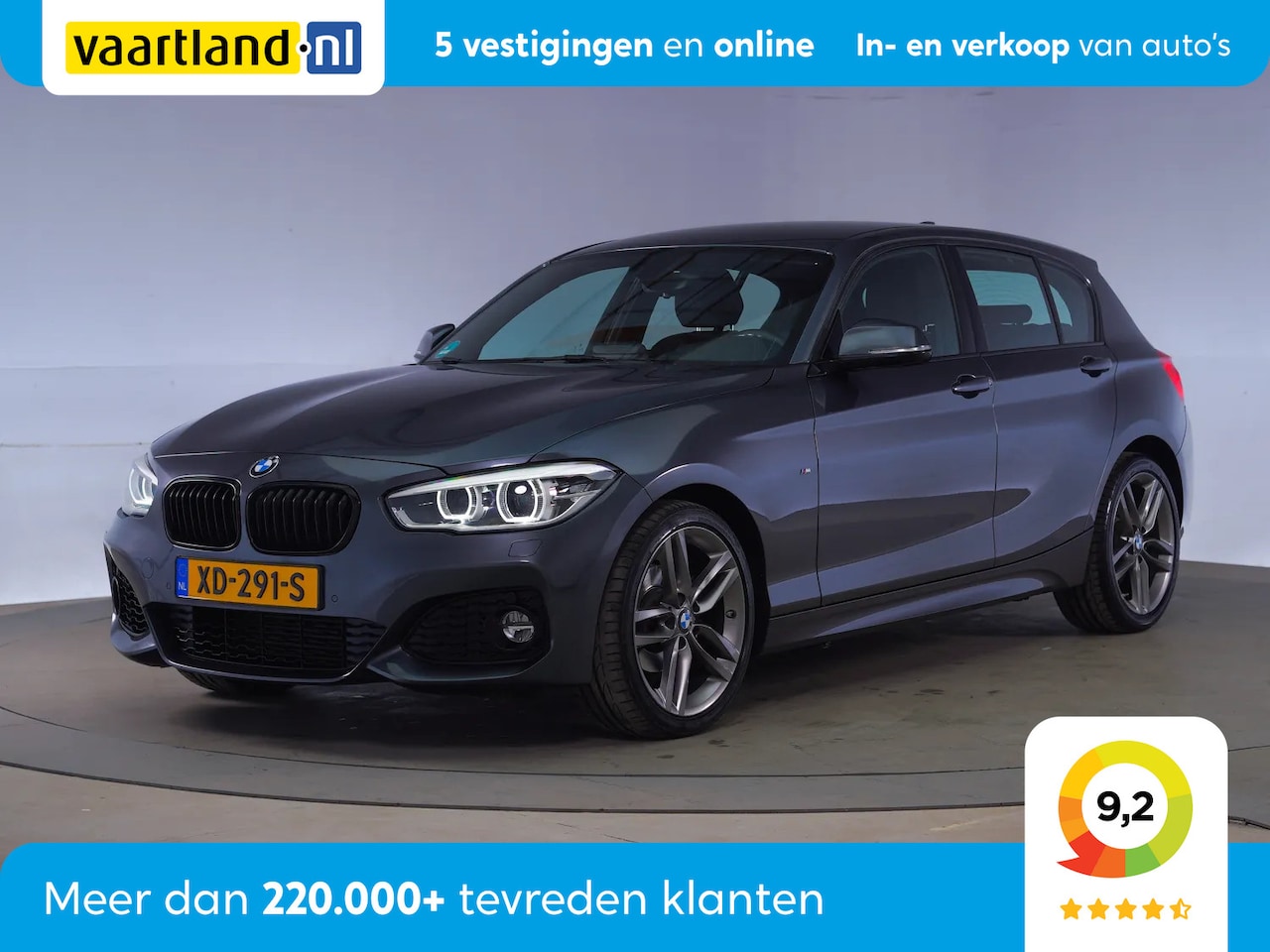 BMW 1-serie - 118i M Sport Shadow Executive Aut. [ Navi Stoelverwarming PDC ] - AutoWereld.nl