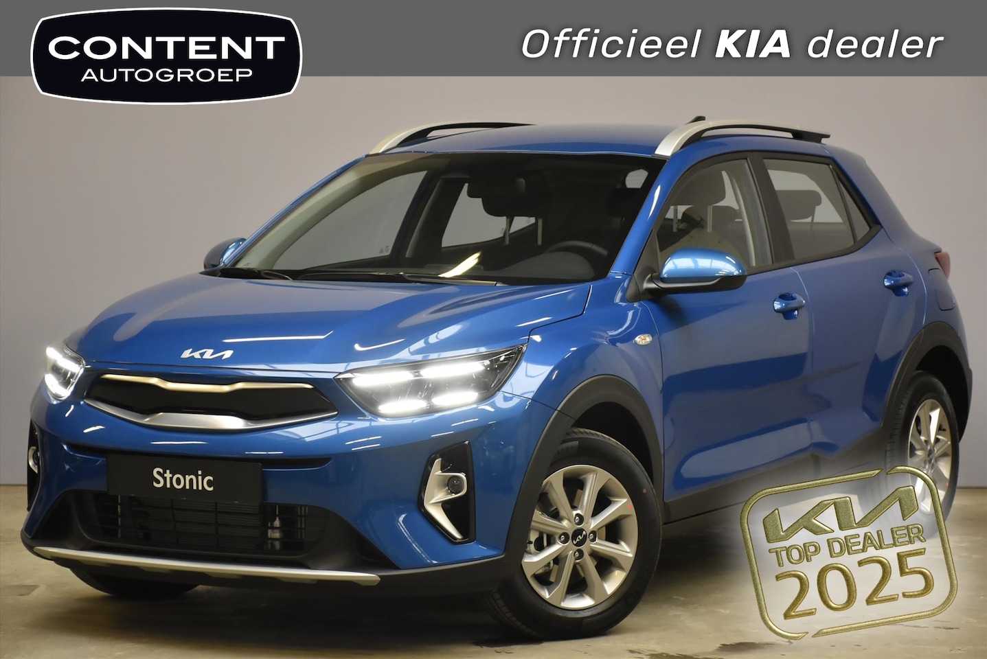 Kia Stonic - 1.0 T-GDi MHEV 100pk DynamicLine DIRECT LEVERBAAR - AutoWereld.nl