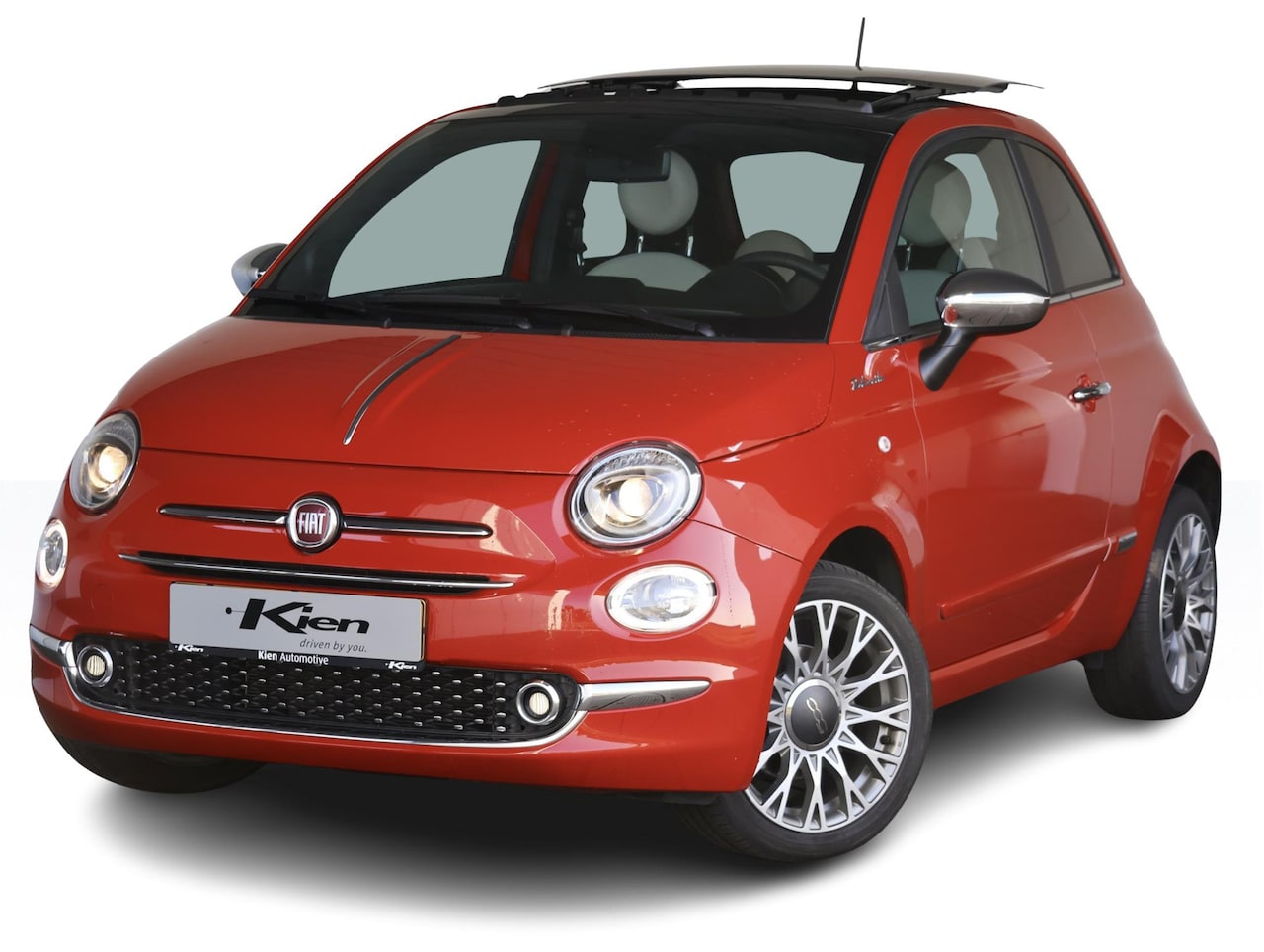 Fiat 500 - 1.0 Hybrid Dolcevita | Schuif Kanteldak | navigatie | PDC | - AutoWereld.nl