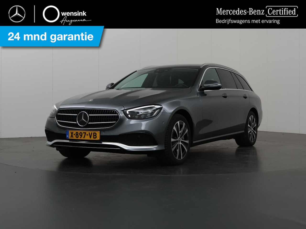 Mercedes-Benz E-klasse Estate - 300 de AMG Line | Burmester | Trekhaak | Rijassistentiepakket | Sfeerverlichting | - AutoWereld.nl