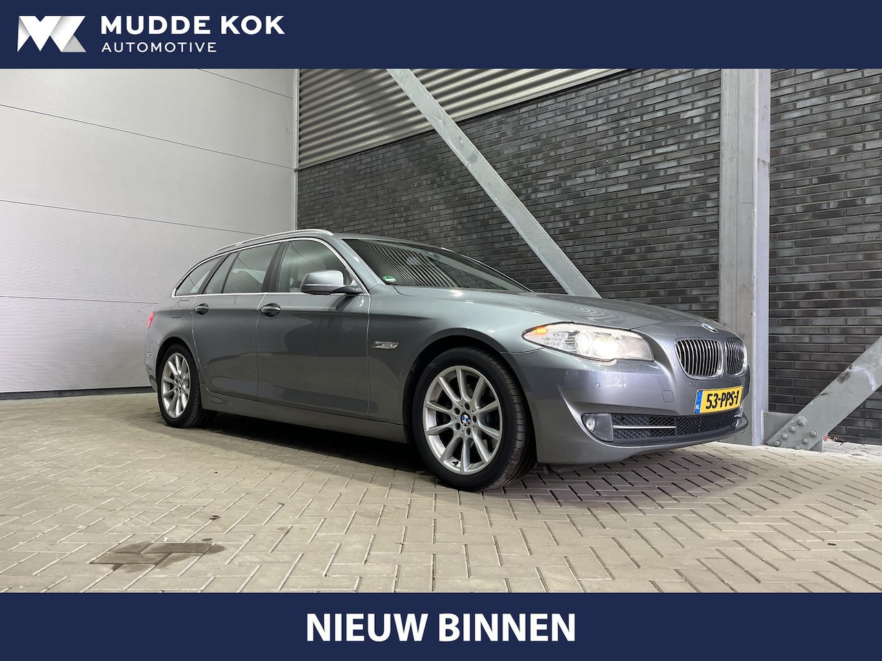 BMW 5-serie Touring - 520d High Executive | Aut | Leder | Stoelverwarming | 18 Inch | PDC V+A - AutoWereld.nl