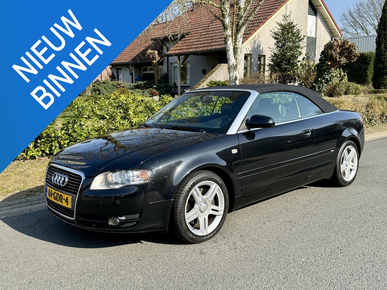 Audi A4 Cabriolet - 2.0 TFSI quattro S-Line 200PK Automaat•Leder - AutoWereld.nl