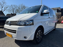 Volkswagen Transporter - 2.0 TDI L1H1 DC Budgetline 103kW-140pk Automaat, Apk 17/4/26, Airco, Cruise, Navi, Elek-pa