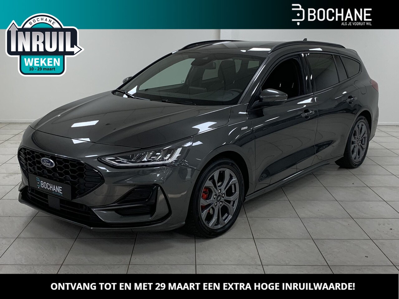 Ford Focus Wagon - 1.0 EcoBoost Hybrid 125 ST Line | Achteruitrijcamera | Stoelverwarming - AutoWereld.nl