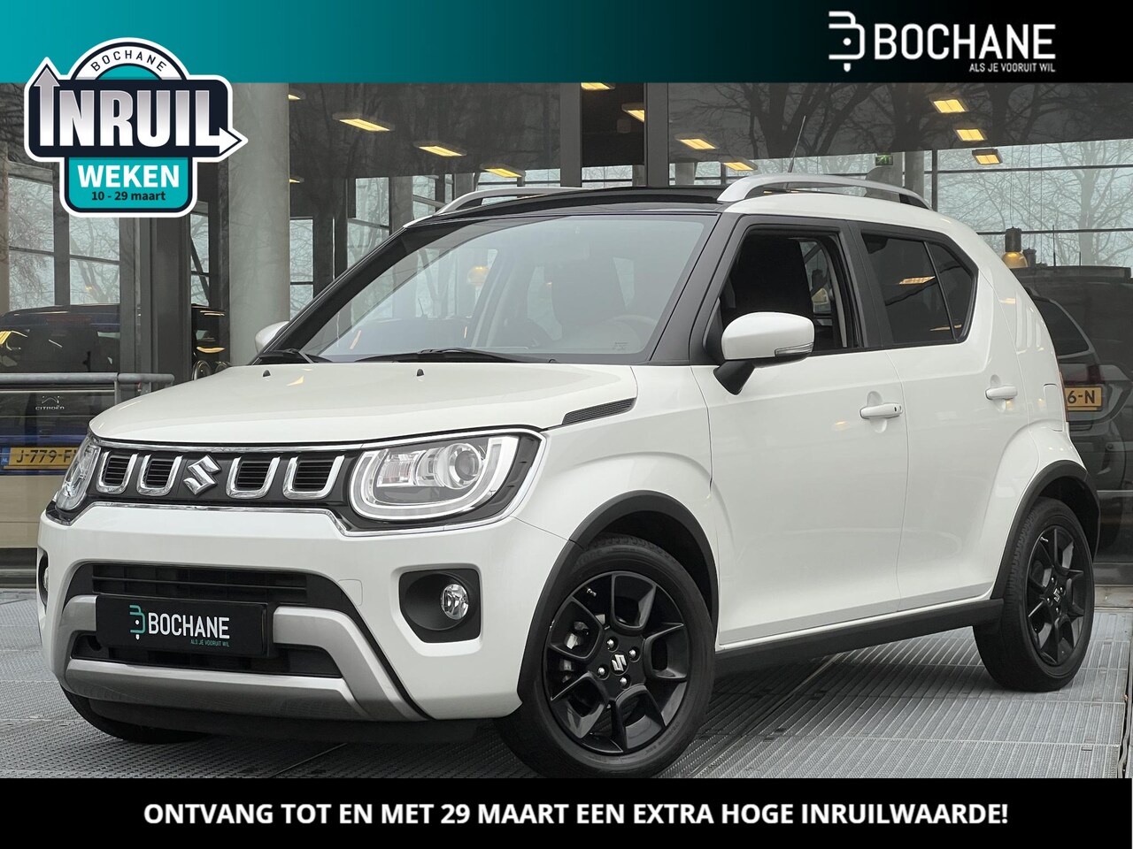 Suzuki Ignis - 1.2 Smart Hybrid Style CVT Automaat | Carplay | Achteruitrijcamera en parkeersensoren acht - AutoWereld.nl