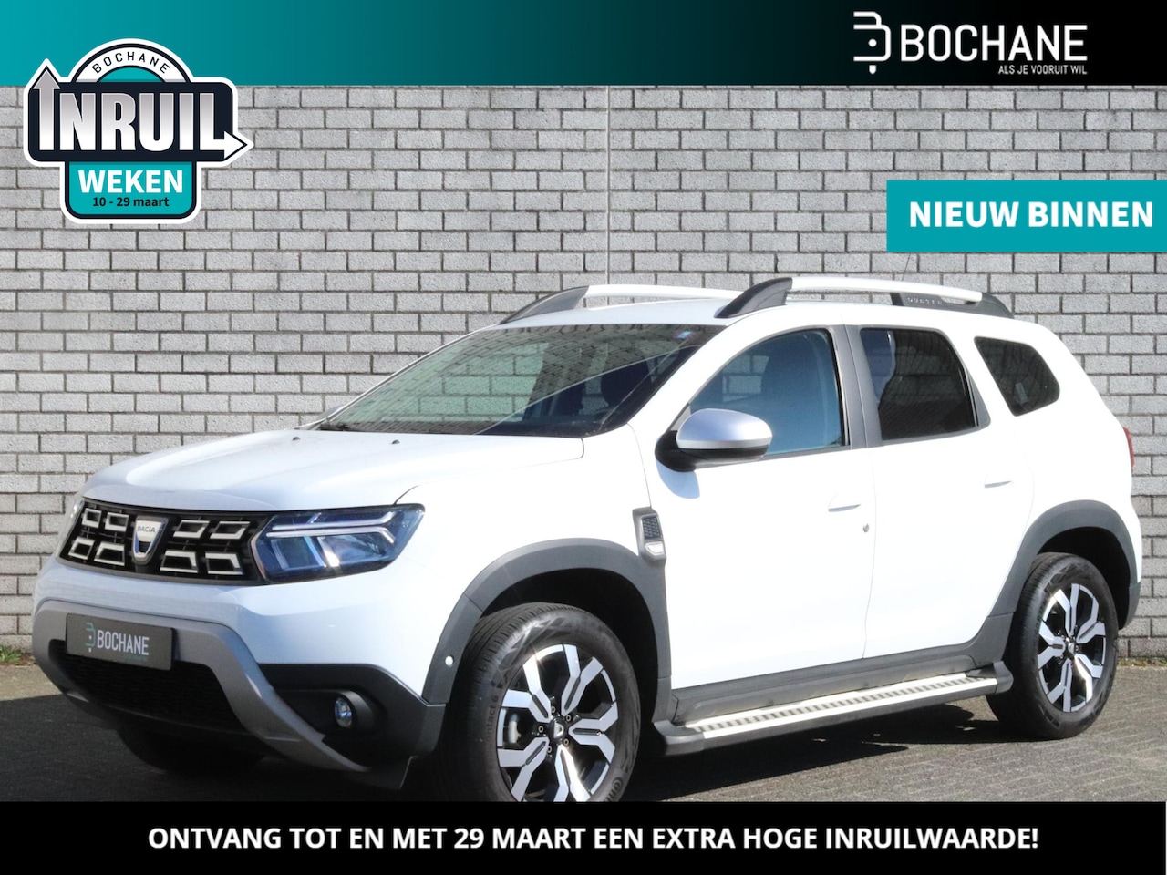 Dacia Duster - 1.3 TCe 130 Prestige | Trekhaak | Sidesteps | Achteruitrijcamera | - AutoWereld.nl