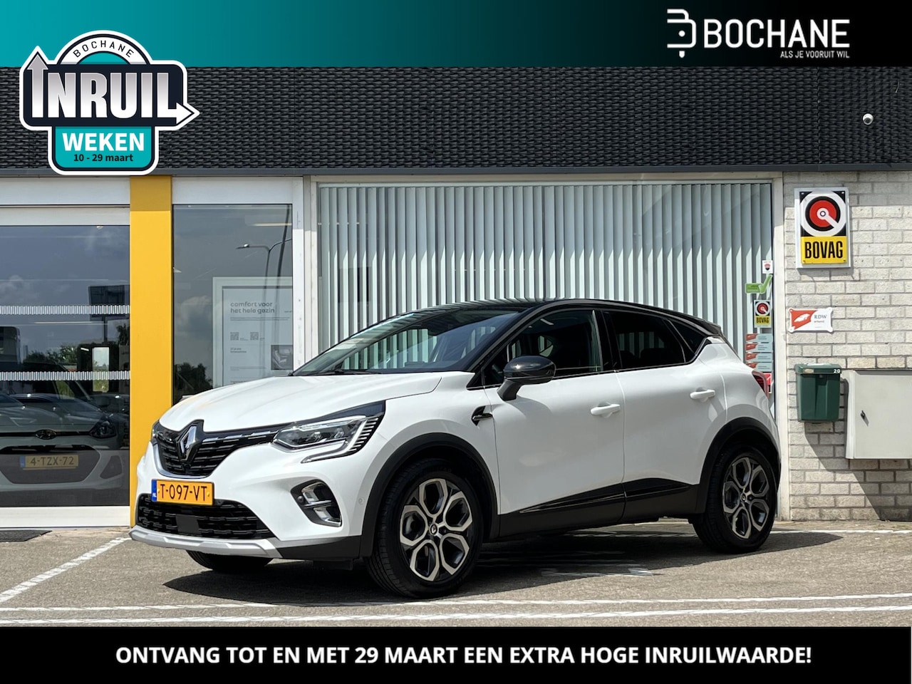 Renault Captur - 1.3 Mild Hybrid 160 EDC Techno | 360° Rondomzichtcamera | Bose audio | 9,3" Touchscreen - AutoWereld.nl