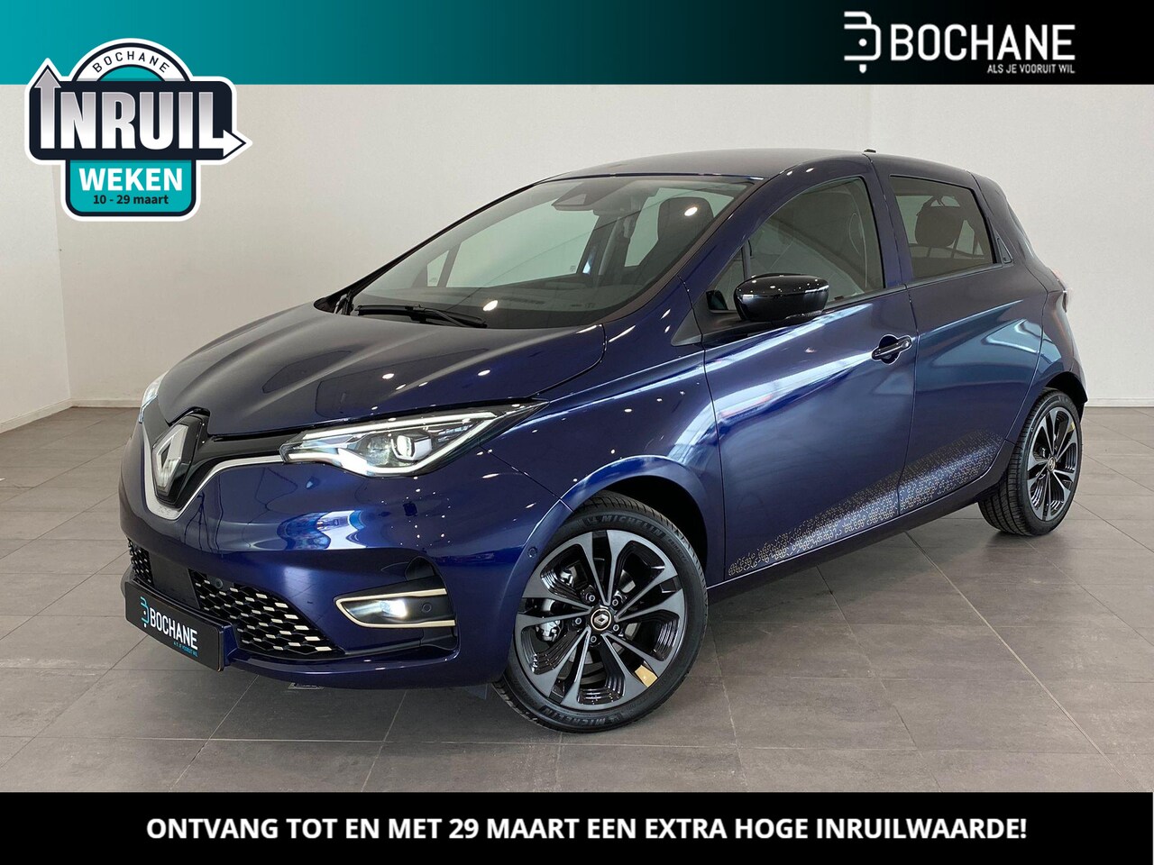 Renault Zoe - R135 Iconic 52 kWh (Koopaccu) | Stoel- en stuurverwarming | Apple Carplay/Android Auto - AutoWereld.nl