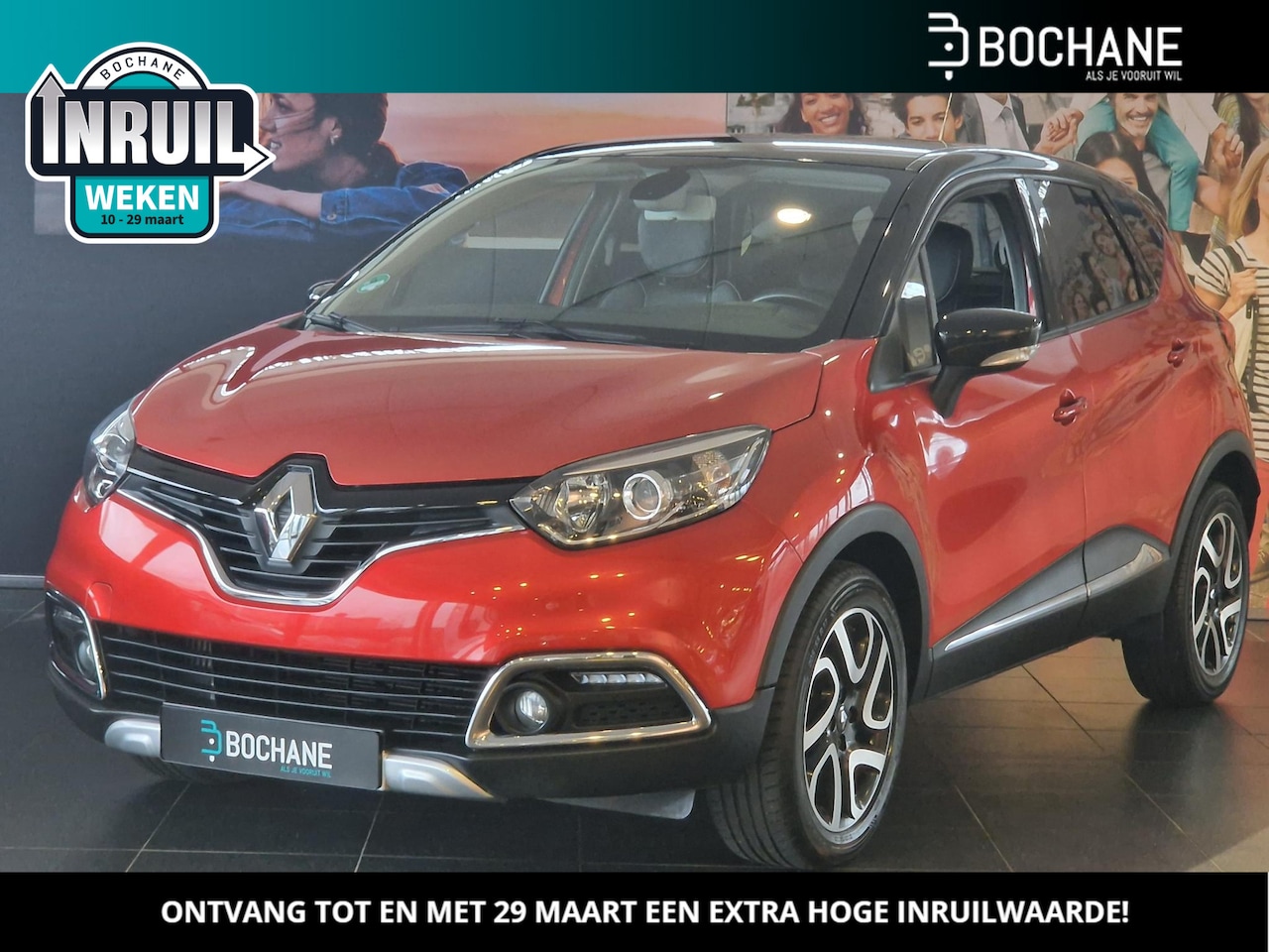 Renault Captur - 0.9 TCe Xmod LEDEREN BEKLEDING MET STOELVERWARMING | NAVIGATIE | ACHTREUITRIJCAMERA | PARK - AutoWereld.nl