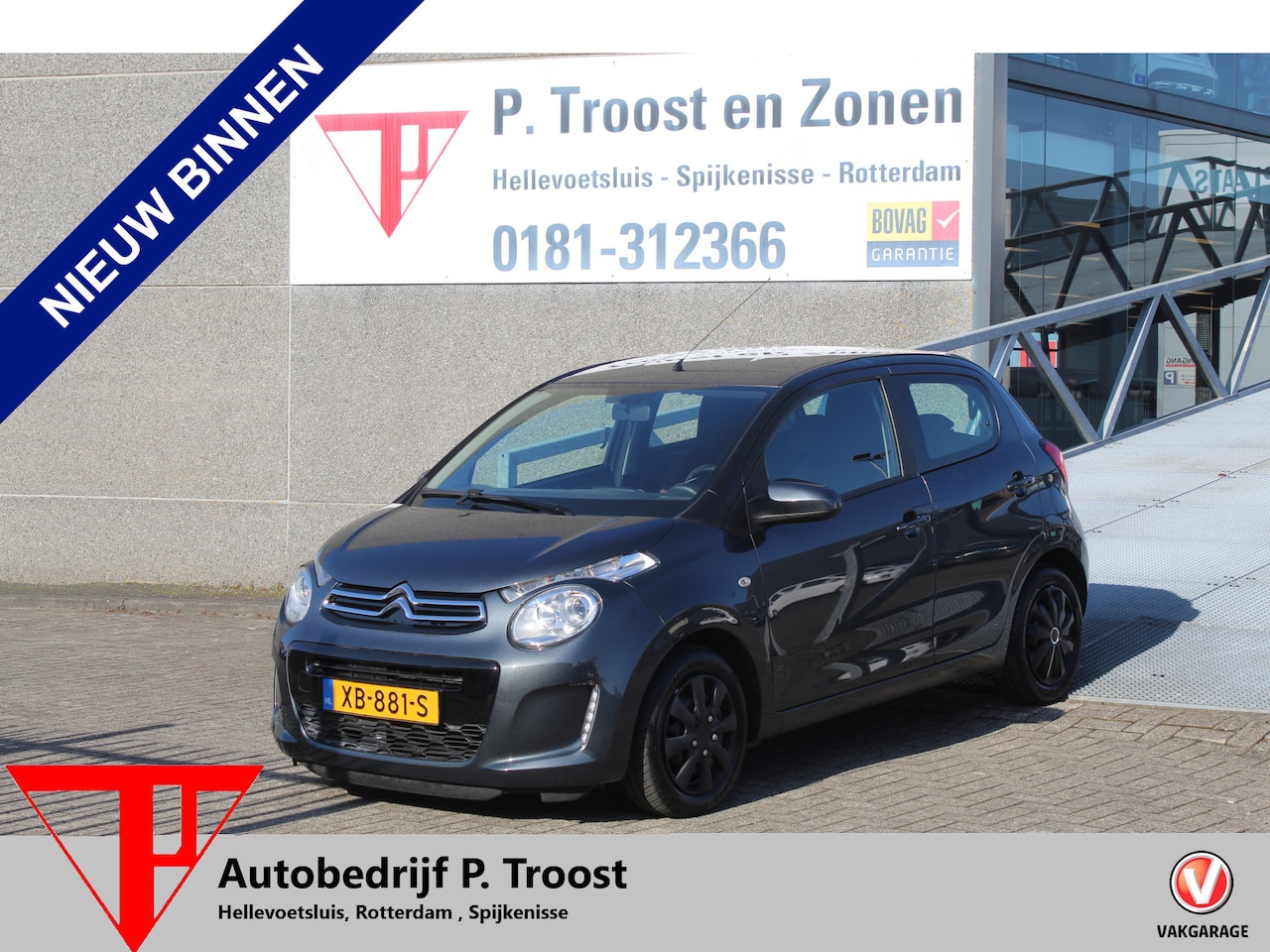 Citroën C1 - 1.0 VTi Feel 1e Eigenaar!!/AUTOMAAT/Airco/Bluetooth/Multifunctioneel stuurwiel/Radio/Elekt - AutoWereld.nl