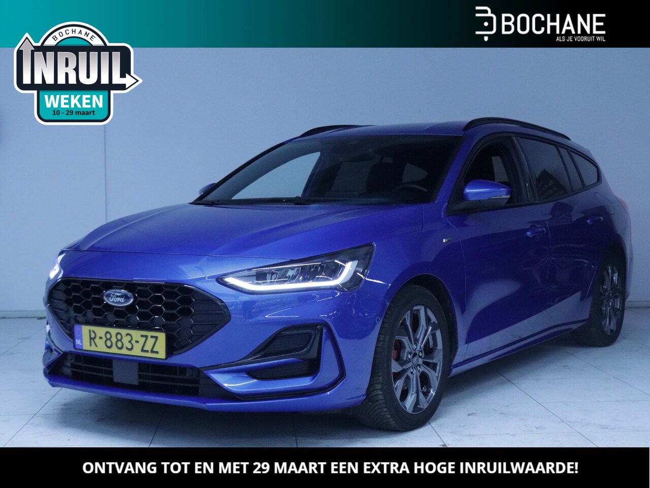 Ford Focus Wagon - 1.0 EcoBoost Hybrid 125 ST Line | Achteruitrijcamera | Stoelverwarming - AutoWereld.nl