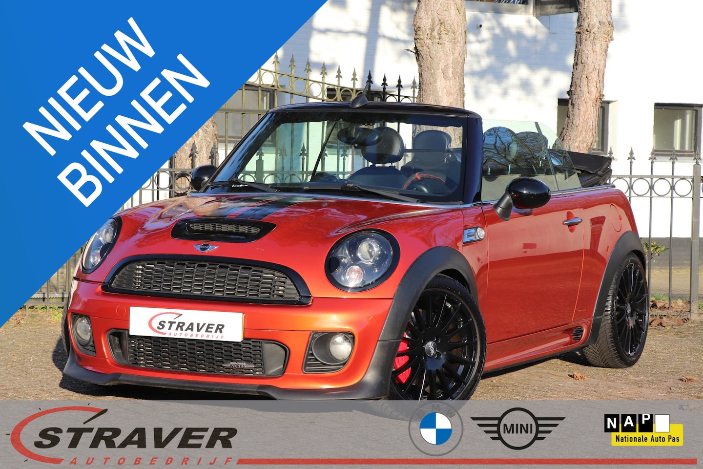 MINI Cabrio - Mini 1.6 John Cooper Works Chili |Harman/Kardon - AutoWereld.nl