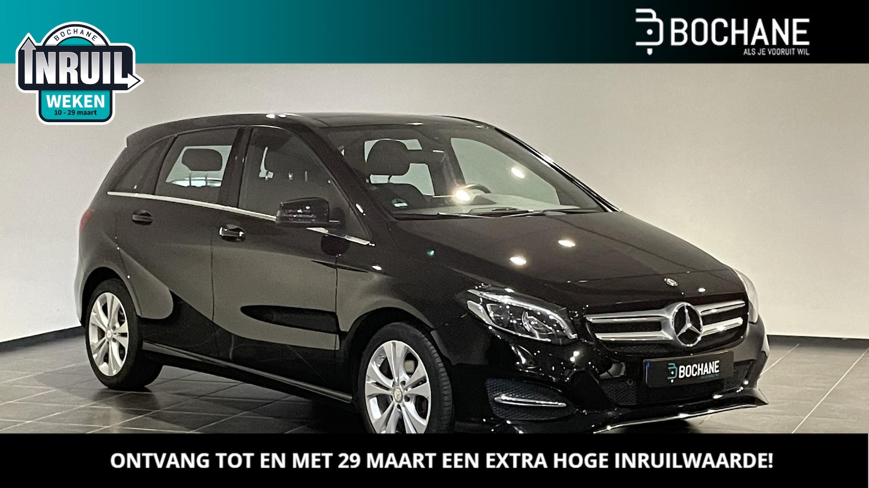 Mercedes-Benz B-klasse - 180 Ambition | Panoramadak | Stoelverwarming | Trekhaak - AutoWereld.nl