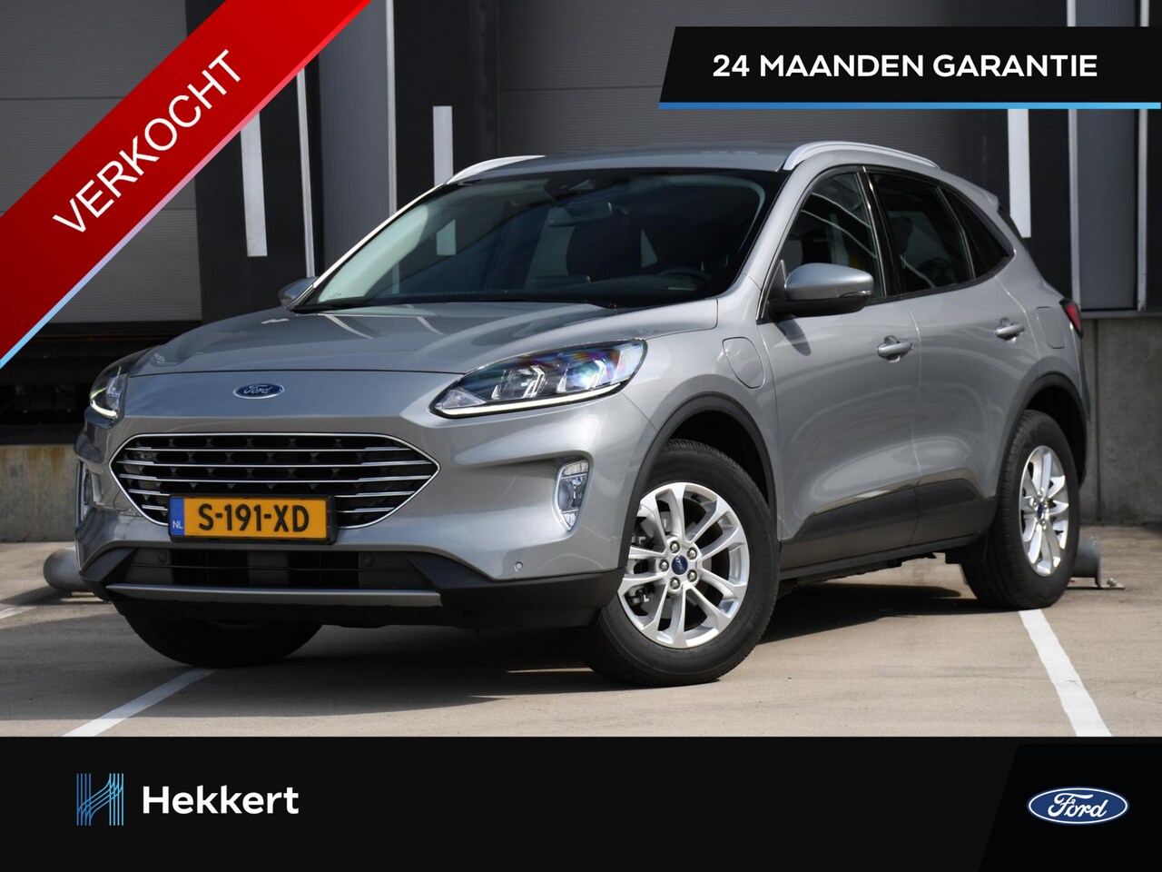 Ford Kuga - Titanium 2.5 PHEV 225pk Automaat WINTER PACK | CRUISE.C | DAB | NAVI | PDC + CAM. | KEYLES - AutoWereld.nl