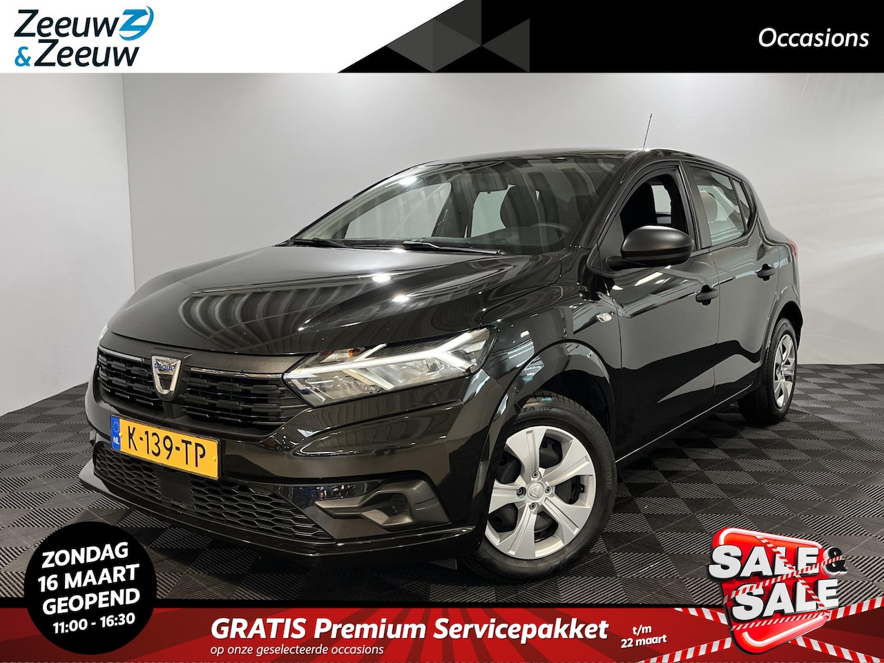 Dacia Sandero - 1.0 - 90PK TCe Essential *1e eigenaar*Bluetooth*Airco*Cruise Control*Dealer Onderhouden! - AutoWereld.nl