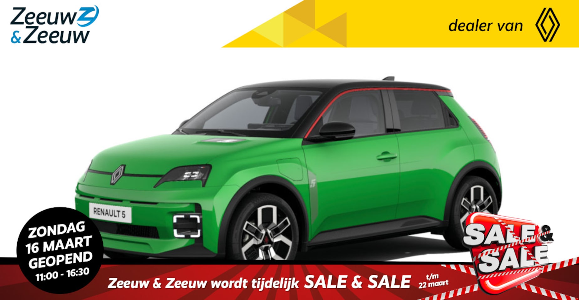 Renault 5 - comfort range techno 52 kWh | De nieuwe Renault 5 | Auto van het Jaar 2025 | Nu met €1000, - AutoWereld.nl