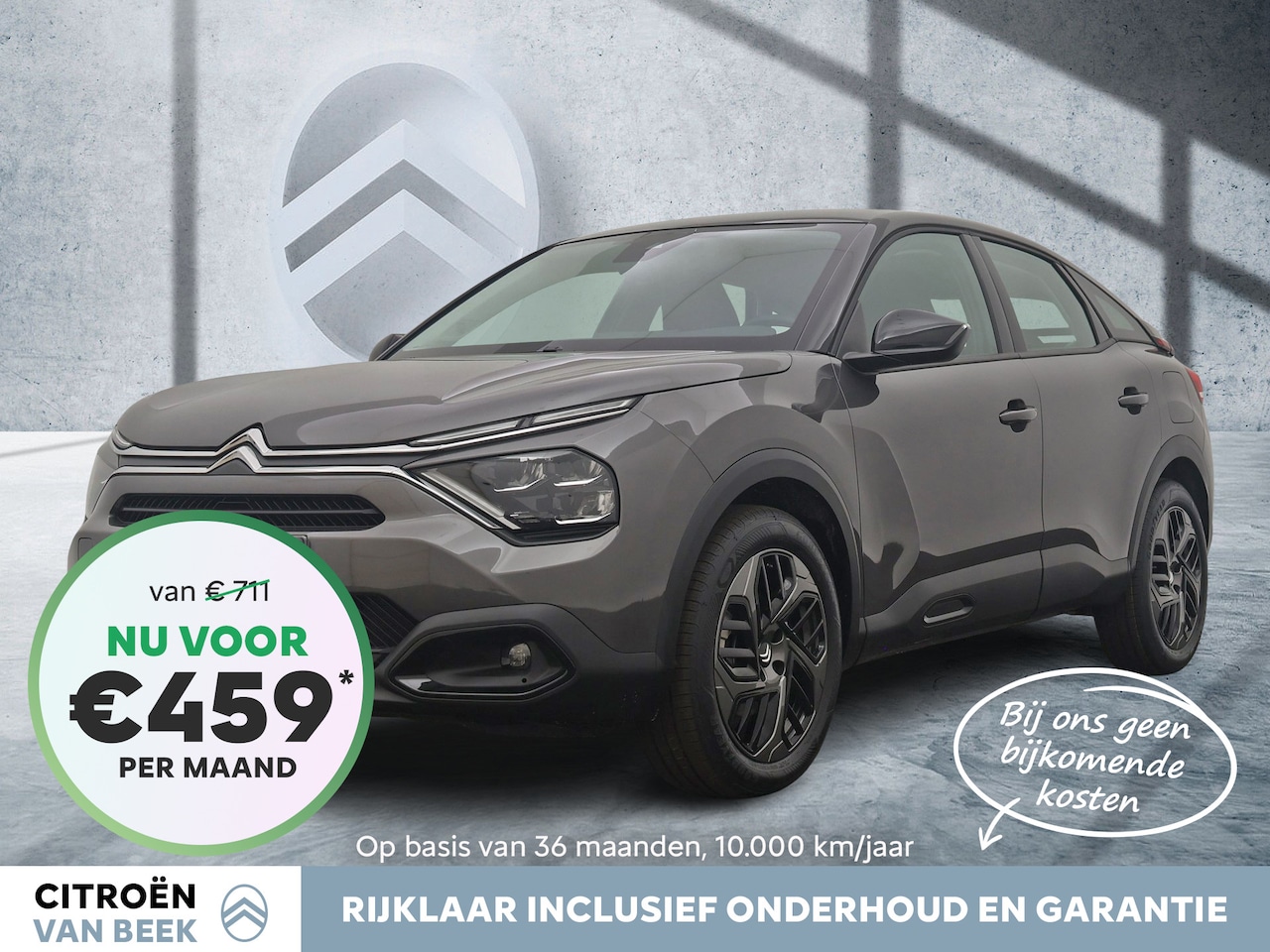 Citroën C4 - Hybrid 136pk Automaat | Business | Private Lease 36 mnd 10.000 p.j. €459,- Stoelverwarming - AutoWereld.nl