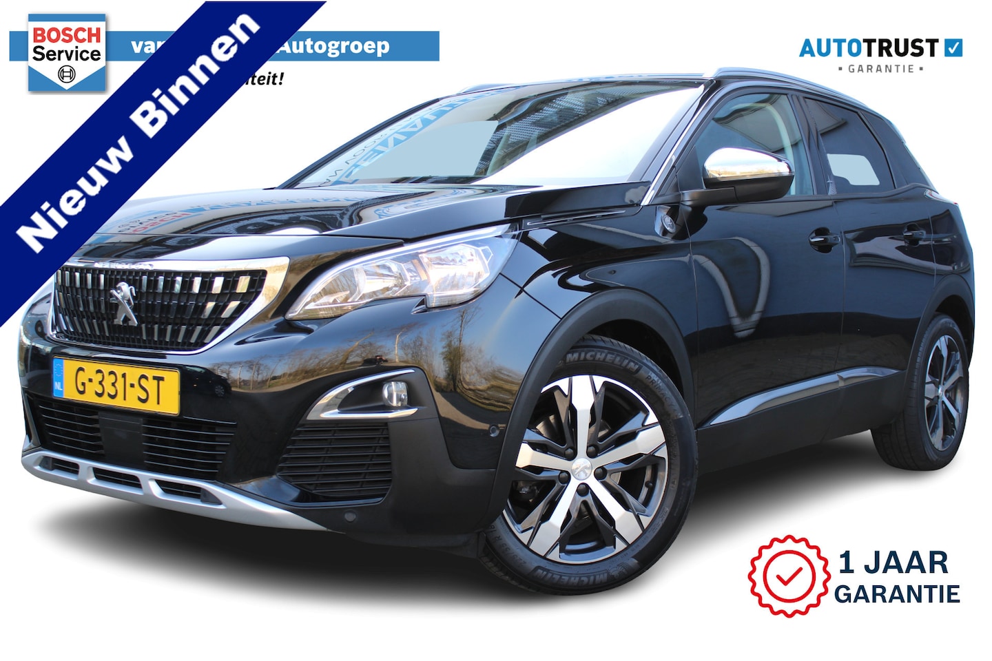 Peugeot 3008 - 1.2 PureTech Crossway | Incl. 12 maanden Garantie | Panorama dak | Trekhaak | Elektrische - AutoWereld.nl