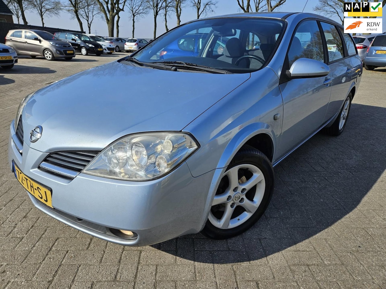 Nissan Primera Estate - 1.8 Visia. 2006. Climate/Cruise/Trekhaak/Mistlampen/Lichtmetaal - AutoWereld.nl