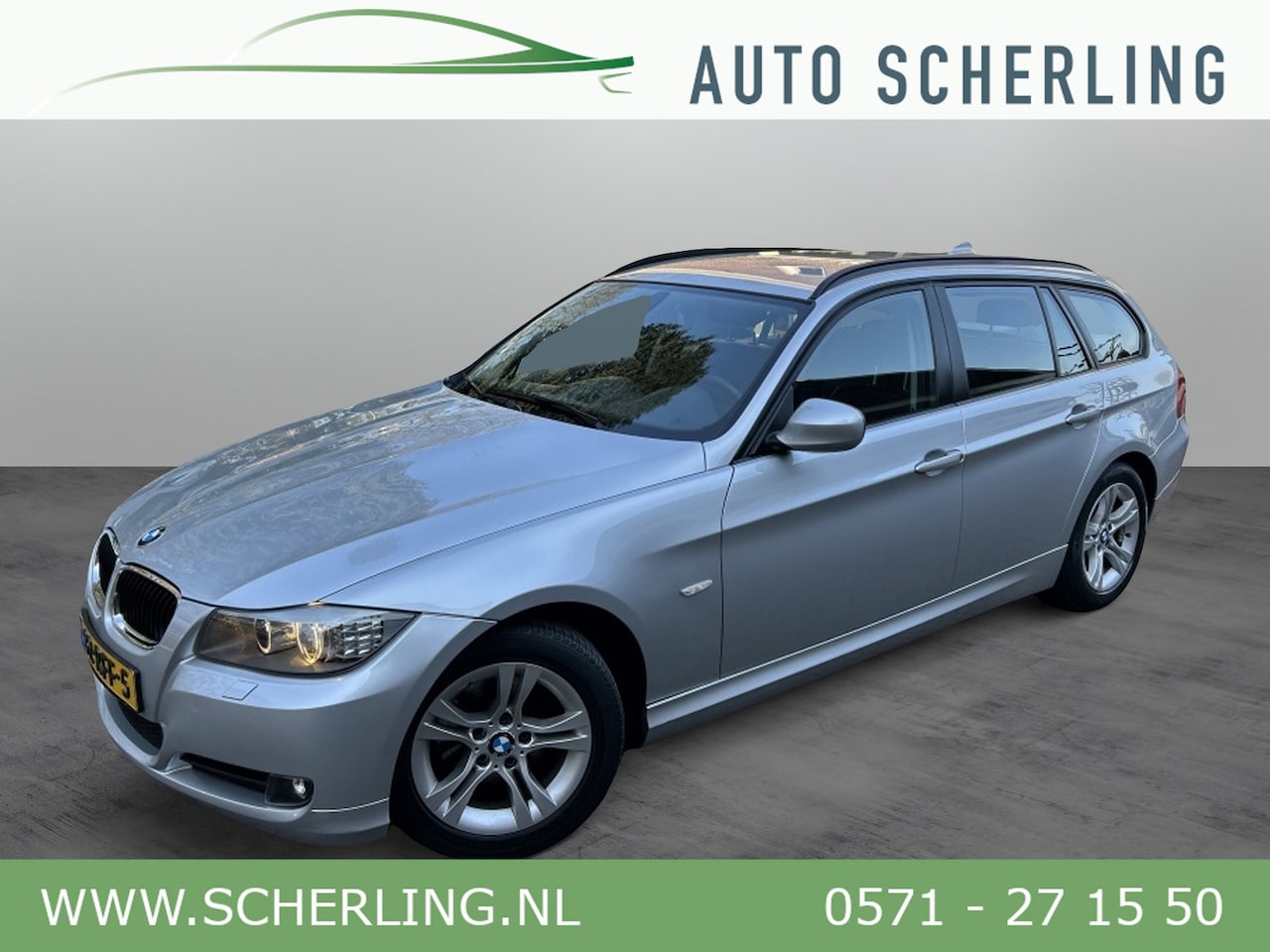 BMW 3-serie Touring - 318i Lux Line Leder, Navi, PDC, Trekhaak, NL-auto! - AutoWereld.nl