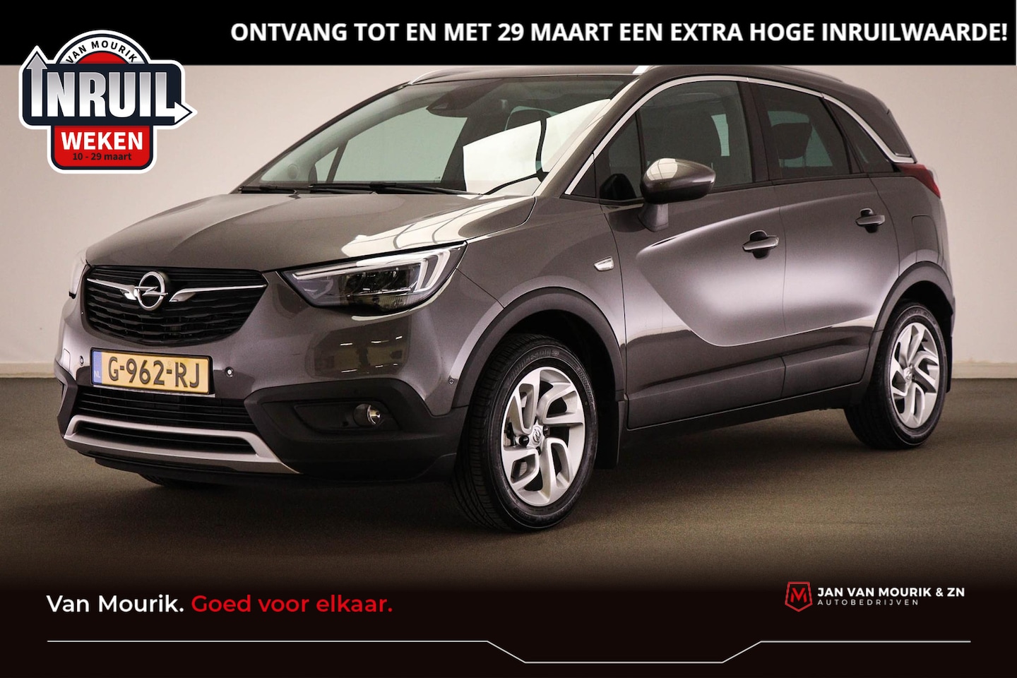 Opel Crossland X - 1.2 Turbo Innovation | WINTER / INTELLILINK / INNOVATION+ PACK | PANORAMADAK | DAB | APPLE - AutoWereld.nl