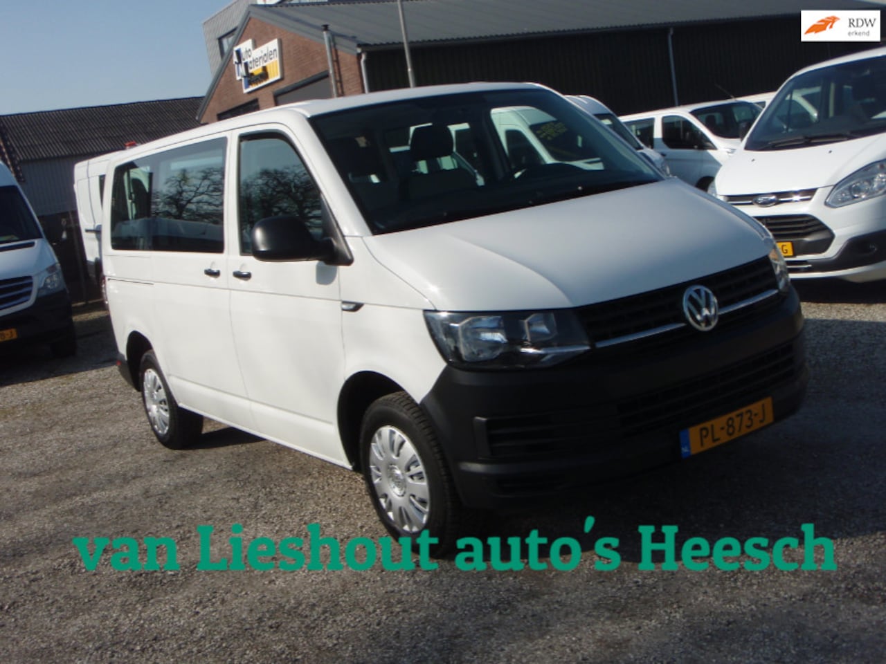 Volkswagen Transporter Kombi - VW 9 persoons personenbus benzine aardgas cng BJ 17 - AutoWereld.nl