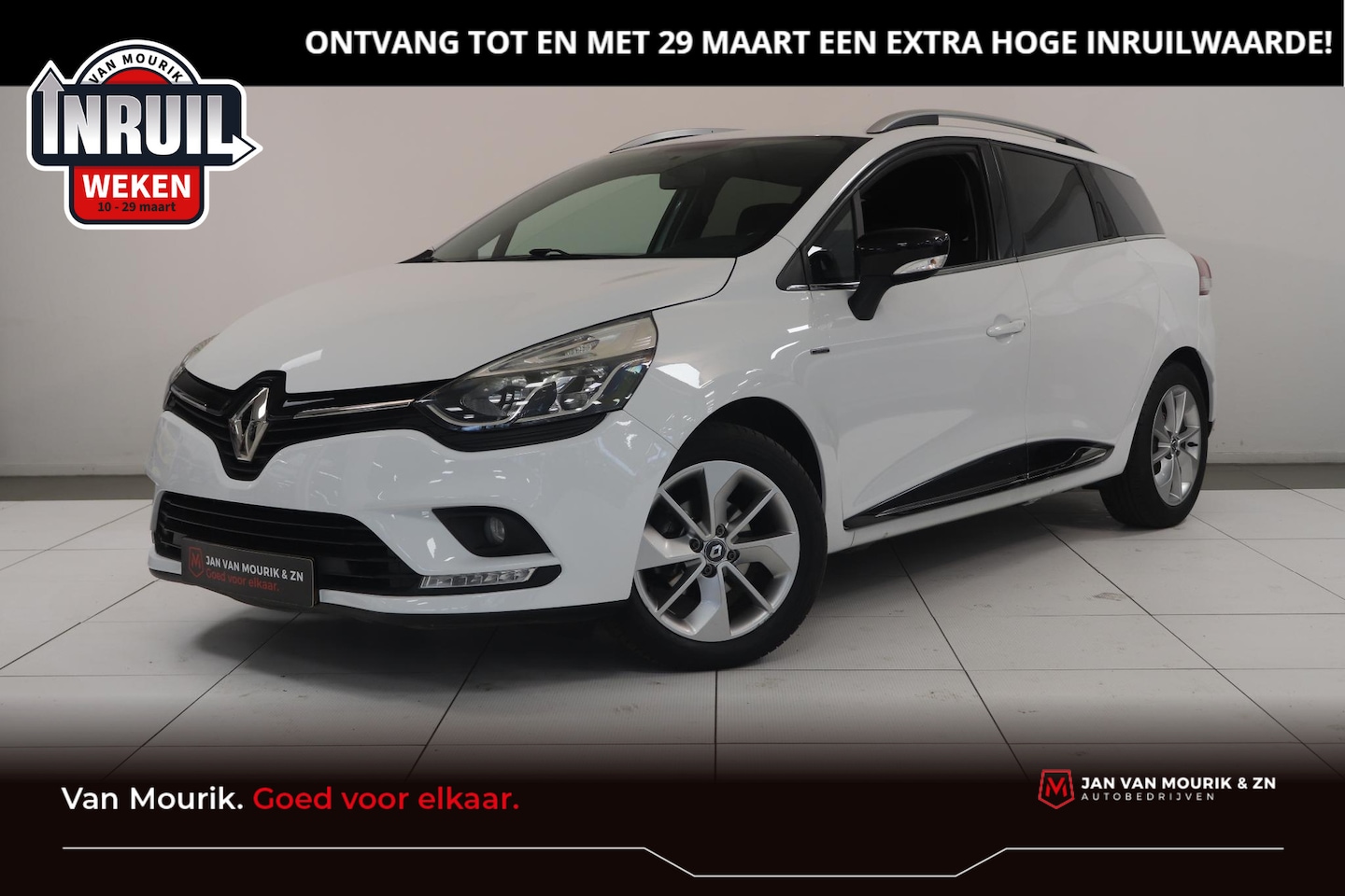 Renault Clio Estate - 0.9 TCe Limited | Trekhaak | Airco | Cruise control | Navigatie | - AutoWereld.nl