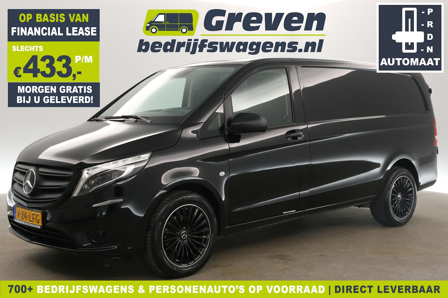 Mercedes-Benz Vito - 114 CDI Lang Automaat Airco Cruise Camera Carplay Navigatie 3 Pers LED 18''LMV Stoelverw. - AutoWereld.nl