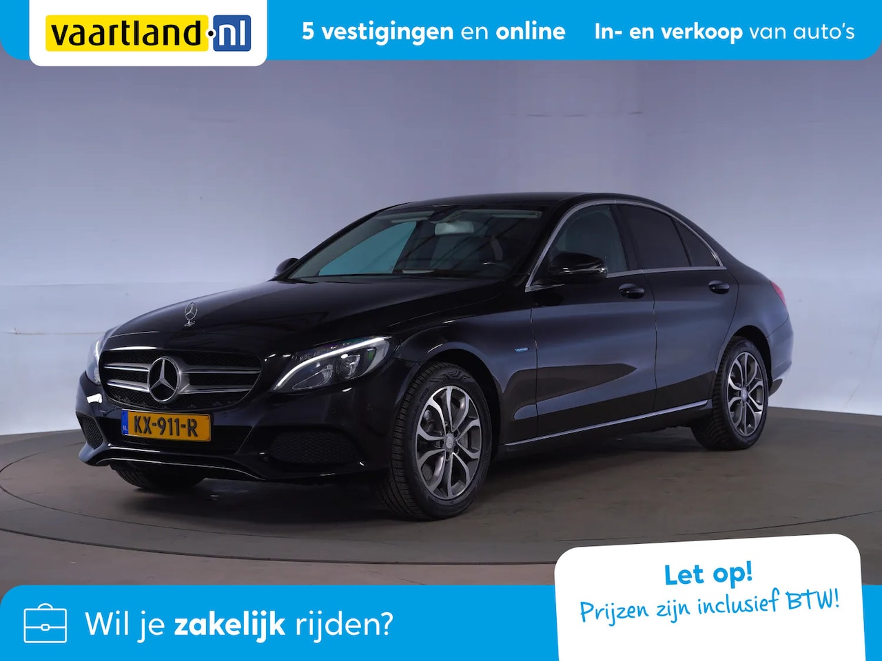 Mercedes-Benz C-klasse - 350 e Avantgarde Aut. [ Navi Half-leder Camera Full LED ] - AutoWereld.nl