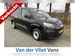 Citroën Berlingo - 1.5 BlueHDI E6 3-Zits BPM Vrij Lease €230 p/m, Airco, PDC, Carplay, Onderhouds historie aa